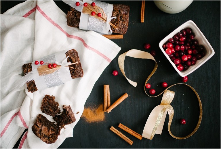 Chocolate Cinnamon Cranberry bread-9