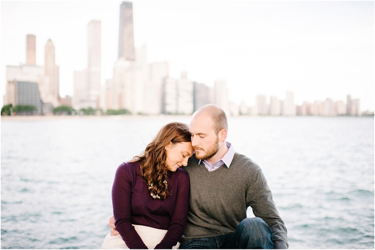 Riley + Megan Chicago Engagement Photography Lake Michigan Olive Park Chicago River Walk-13