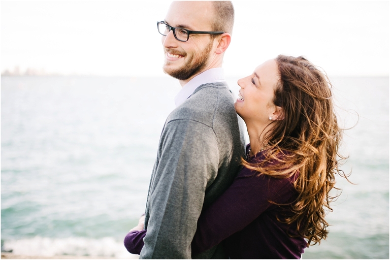 Riley + Megan Chicago Engagement Photography Lake Michigan Olive Park Chicago River Walk-19