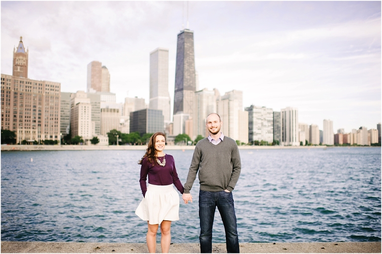 Riley + Megan Chicago Engagement Photography Lake Michigan Olive Park Chicago River Walk-34