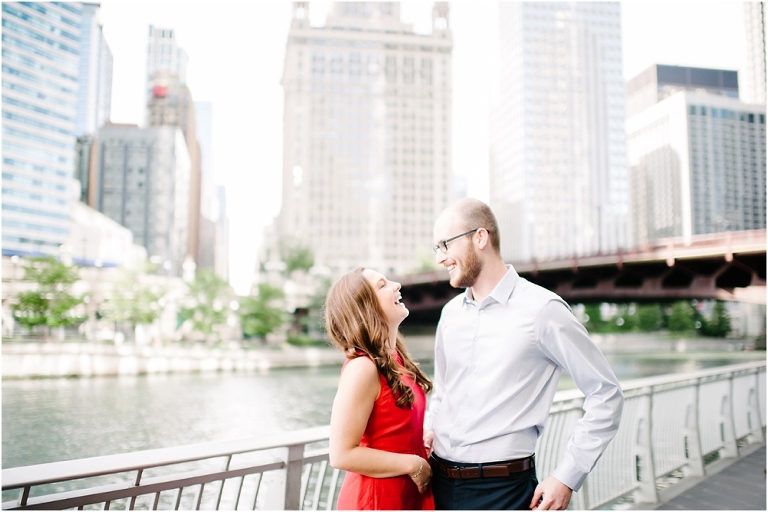 Riley + Megan Chicago Engagement Photography Lake Michigan Olive Park Chicago River Walk-42