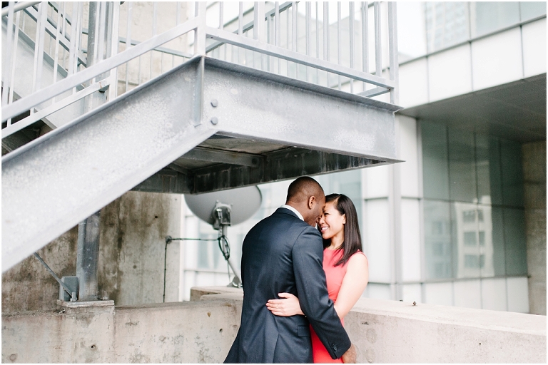 Patrick + Mimi Chicago Union Station Portraits Chicago Rooftop Architecture The Loop Portraits -134