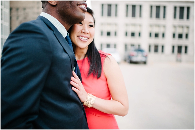Patrick + Mimi Chicago Union Station Portraits Chicago Rooftop Architecture The Loop Portraits -147