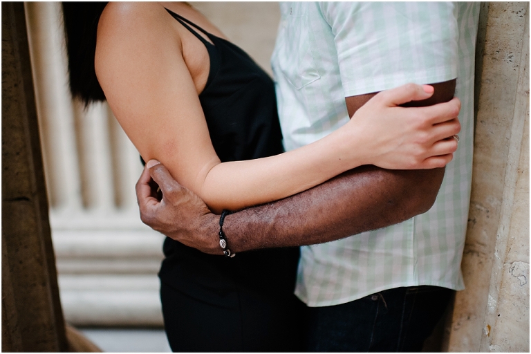Patrick + Mimi Chicago Union Station Portraits Chicago Rooftop Architecture The Loop Portraits -15