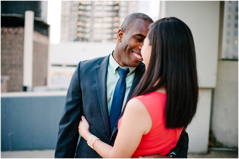 Patrick + Mimi Chicago Union Station Portraits Chicago Rooftop Architecture The Loop Portraits -167