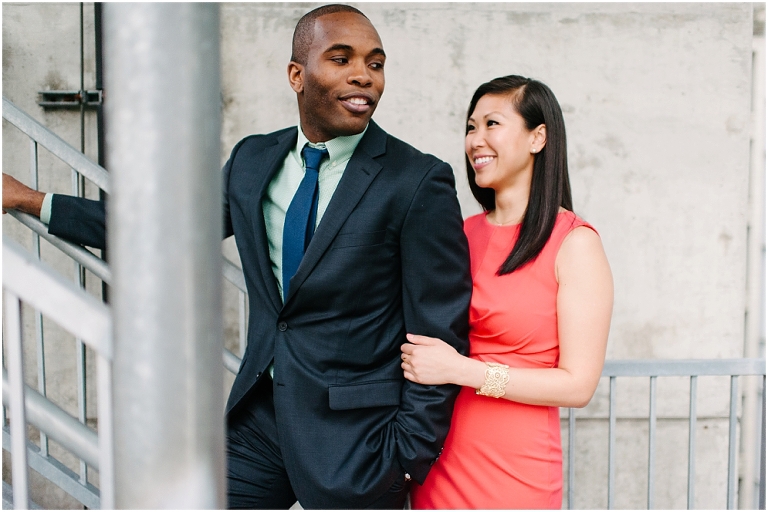 Patrick + Mimi Chicago Union Station Portraits Chicago Rooftop Architecture The Loop Portraits -72