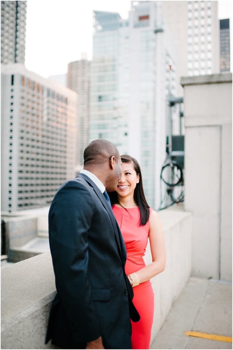 Patrick + Mimi Chicago Union Station Portraits Chicago Rooftop Architecture The Loop Portraits -91
