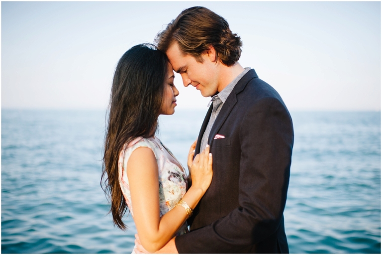 Dan + Pisey North Avenue Beach Chicago Engagement Photos Jasmine Nicole Photography -15