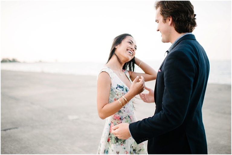Dan + Pisey North Avenue Beach Chicago Engagement Photos Jasmine Nicole Photography -37