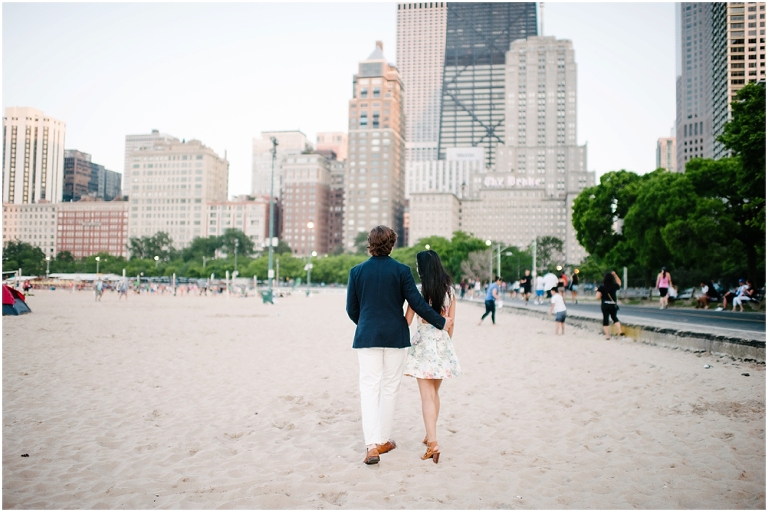 Dan + Pisey North Avenue Beach Chicago Engagement Photos Jasmine Nicole Photography -38