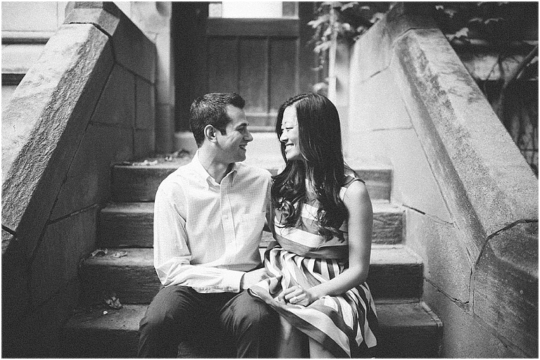 Chicago Engagement Photography University of Chicago Bond Chapel Promontory Point Engagement Jasmine Nicole Photography -3