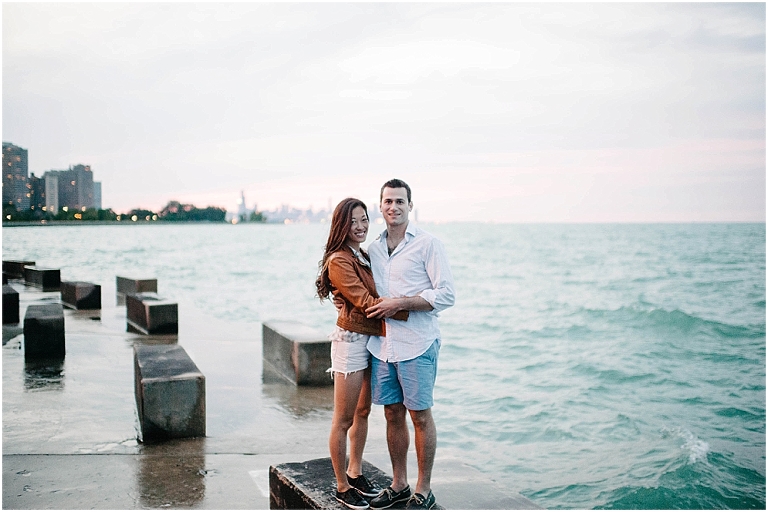 Chicago Engagement Photography University of Chicago Bond Chapel Promontory Point Engagement Jasmine Nicole Photography -44