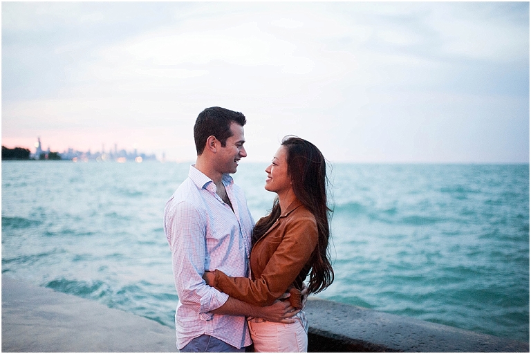 Chicago Engagement Photography University of Chicago Bond Chapel Promontory Point Engagement Jasmine Nicole Photography -46