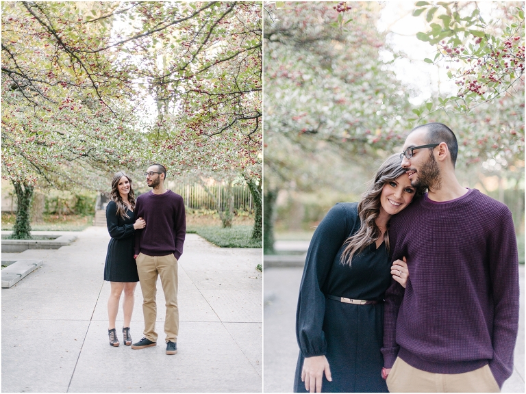 The Art Institute of Chicago Garden Engagement Photography Chicago Engagement Jasmine Nicole Photography -3