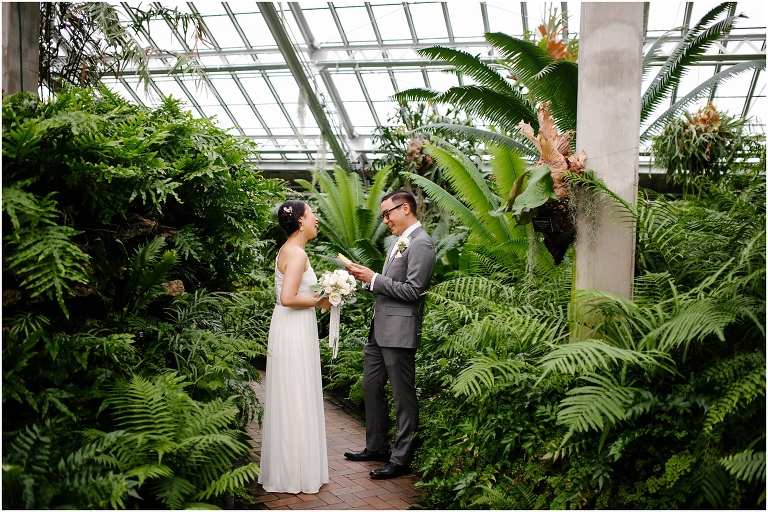Josh and Grace Chicago Wedding Photography at the Kitchen Chicago and Garfield Park Conservatory photos Jasmine Nicole Photography -35