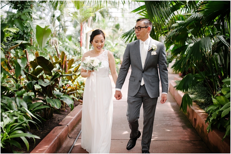 Josh and Grace Chicago Wedding Photography at the Kitchen Chicago and Garfield Park Conservatory photos Jasmine Nicole Photography -48