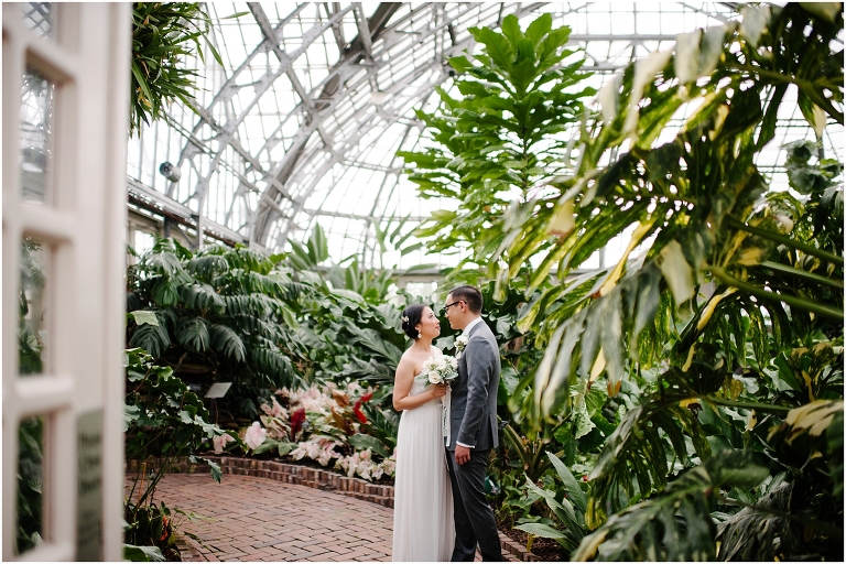 Josh and Grace Chicago Wedding Photography at the Kitchen Chicago and Garfield Park Conservatory photos Jasmine Nicole Photography -68