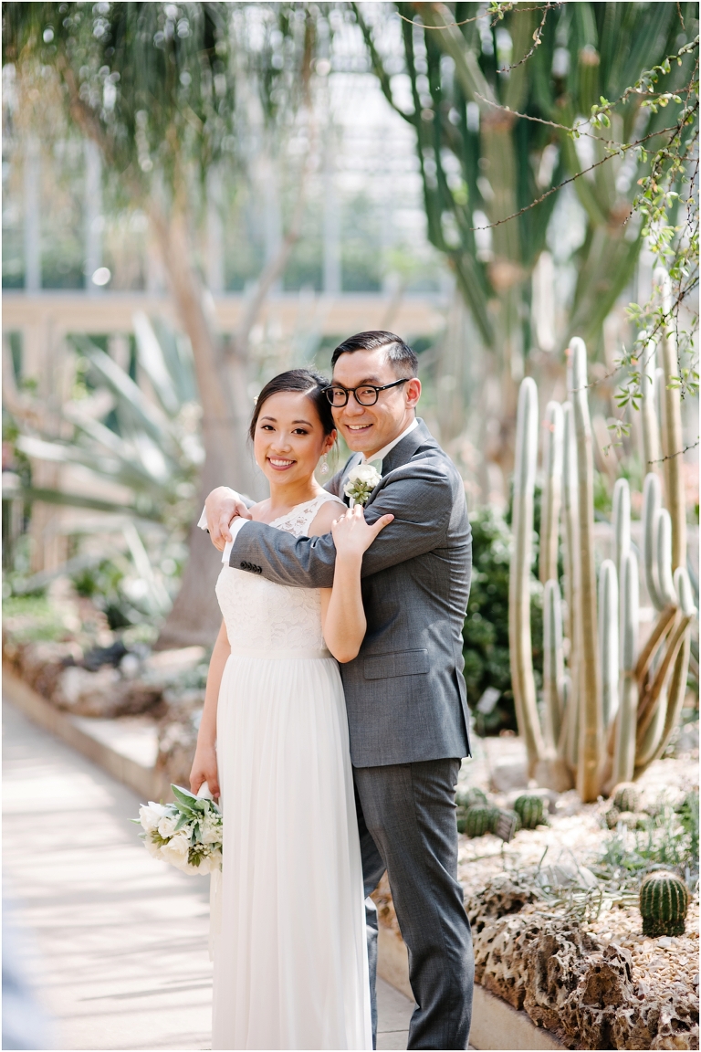 Josh and Grace Chicago Wedding Photography at the Kitchen Chicago and Garfield Park Conservatory photos Jasmine Nicole Photography -70
