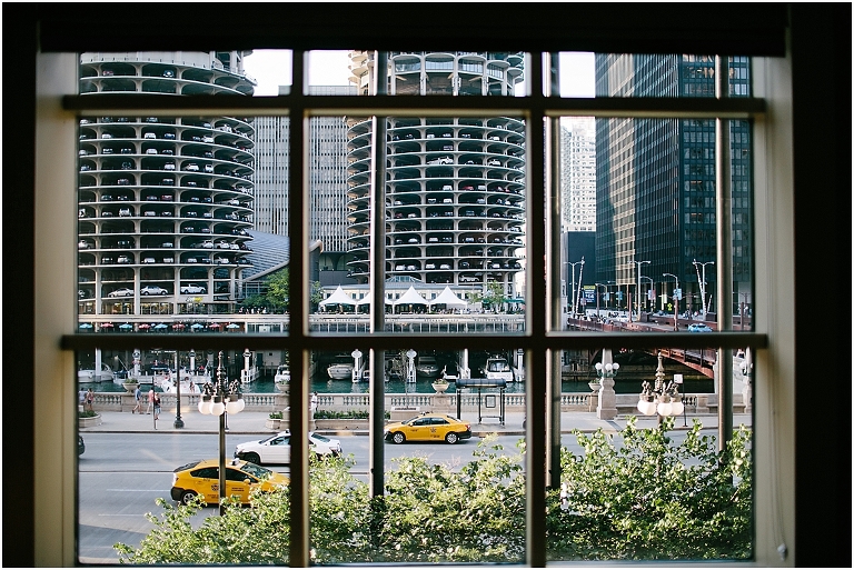 Valerie + Zachary Renaissance Hotel Chicago Wedding Photography Chicago River -107