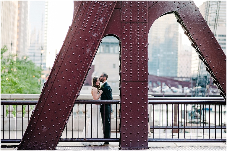 Valerie + Zachary Renaissance Hotel Chicago Wedding Photography Chicago River -124