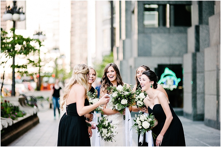 Valerie + Zachary Renaissance Hotel Chicago Wedding Photography Chicago River -25