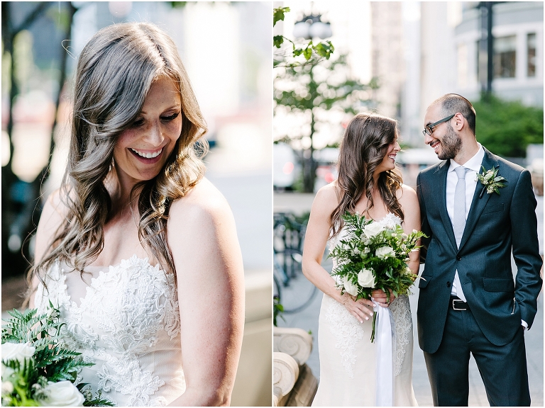 Valerie + Zachary Renaissance Hotel Chicago Wedding Photography Chicago River -64