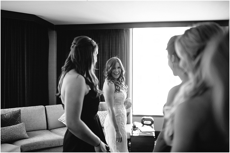 Valerie + Zachary Renaissance Hotel Chicago Wedding Photography Chicago River -9