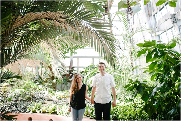 Christine + Nick Garfield Park Conservatory Engagement Photography Jasmine Nicole -2