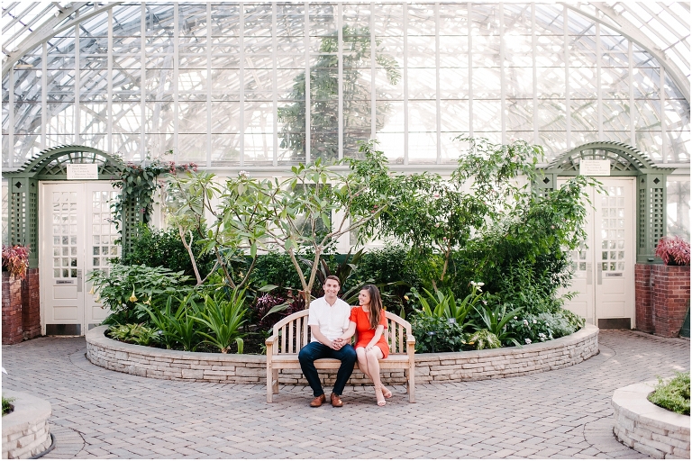 Christine + Nick Garfield Park Conservatory Engagement Photography Jasmine Nicole -28