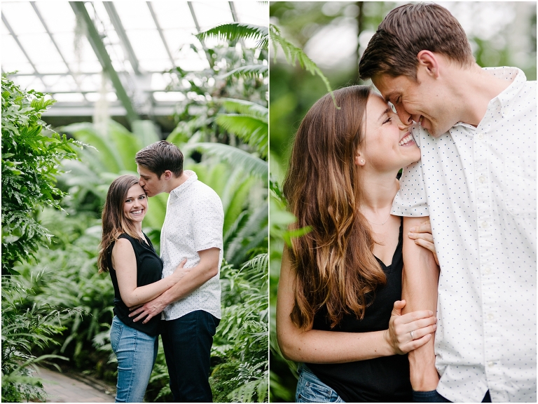 Christine + Nick Garfield Park Conservatory Engagement Photography Jasmine Nicole -3