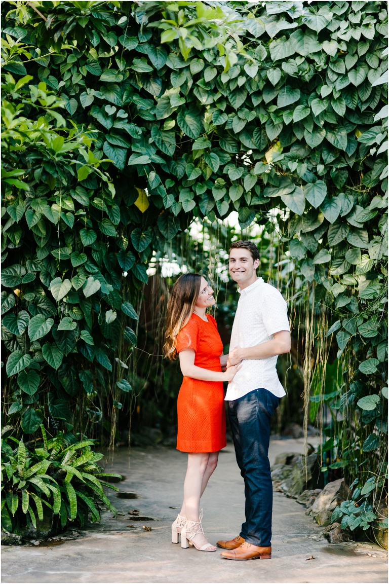 Christine + Nick Garfield Park Conservatory Engagement Photography Jasmine Nicole -44