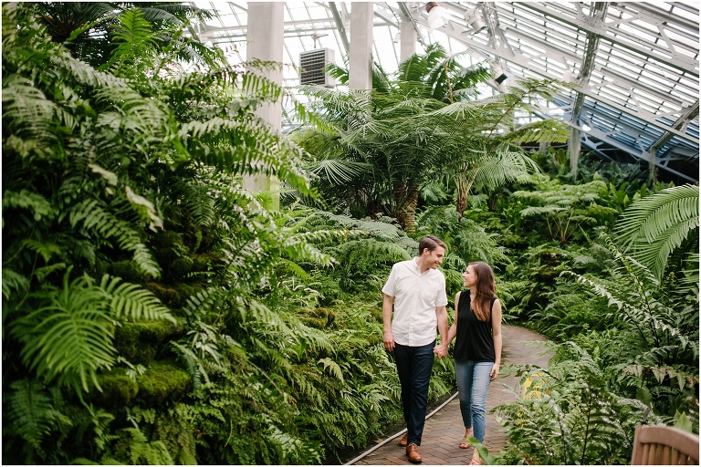 Christine + Nick Garfield Park Conservatory Engagement Photography Jasmine Nicole -6