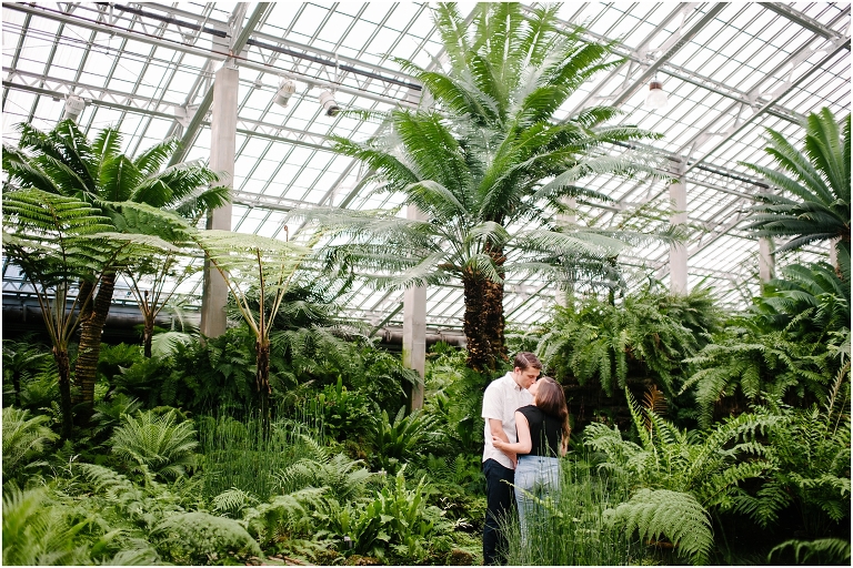 Christine + Nick Garfield Park Conservatory Engagement Photography Jasmine Nicole -9